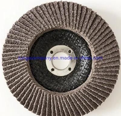 Power Rotary Tool Grinding Wheel Aluminum Oxide 4.5&quot; Abrasive Flap Discs Sanding Discs for Stainless Steel Metal Wood Polishing