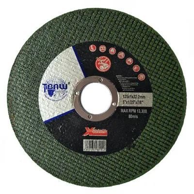 Angle Grinder Disc 5inch 125X1.0X22mm Resin Abrasive Cutting Disc for Cutting Tools