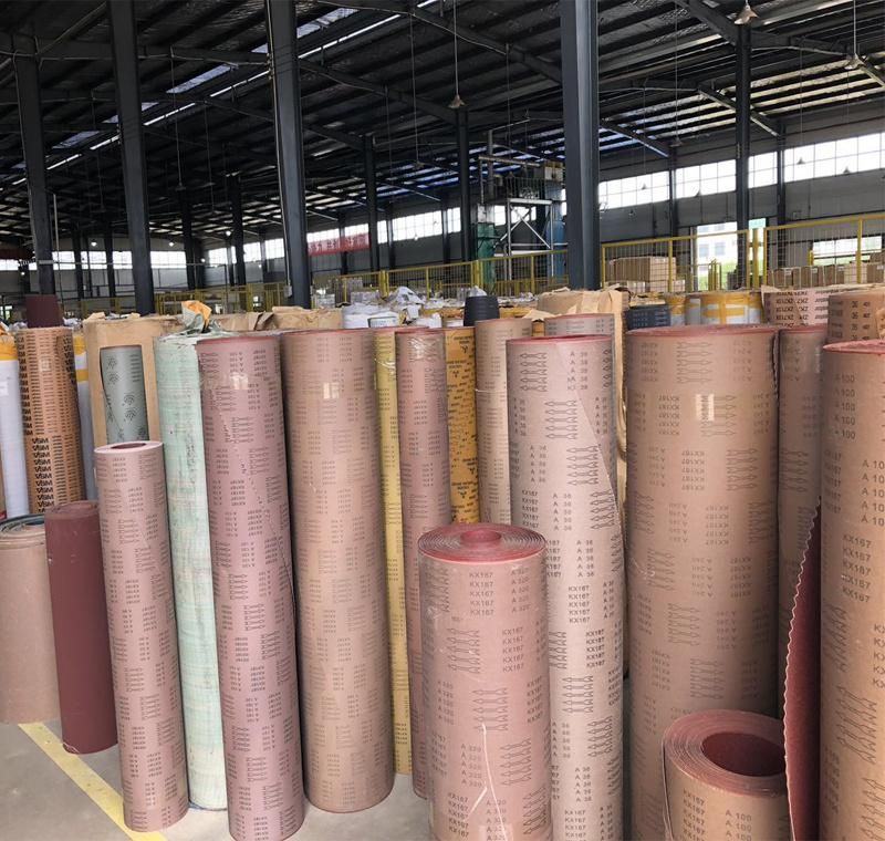 Kingcattle Kx167 Aluminium Oxide Cloth Roll Making for Belt