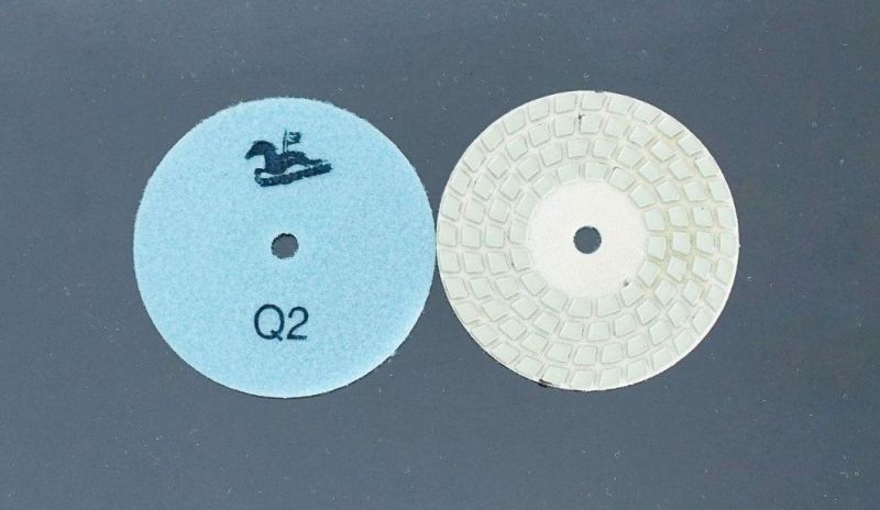 Qifeng Diamond 4-Step Dry Polishing Pads for Marble and Granite