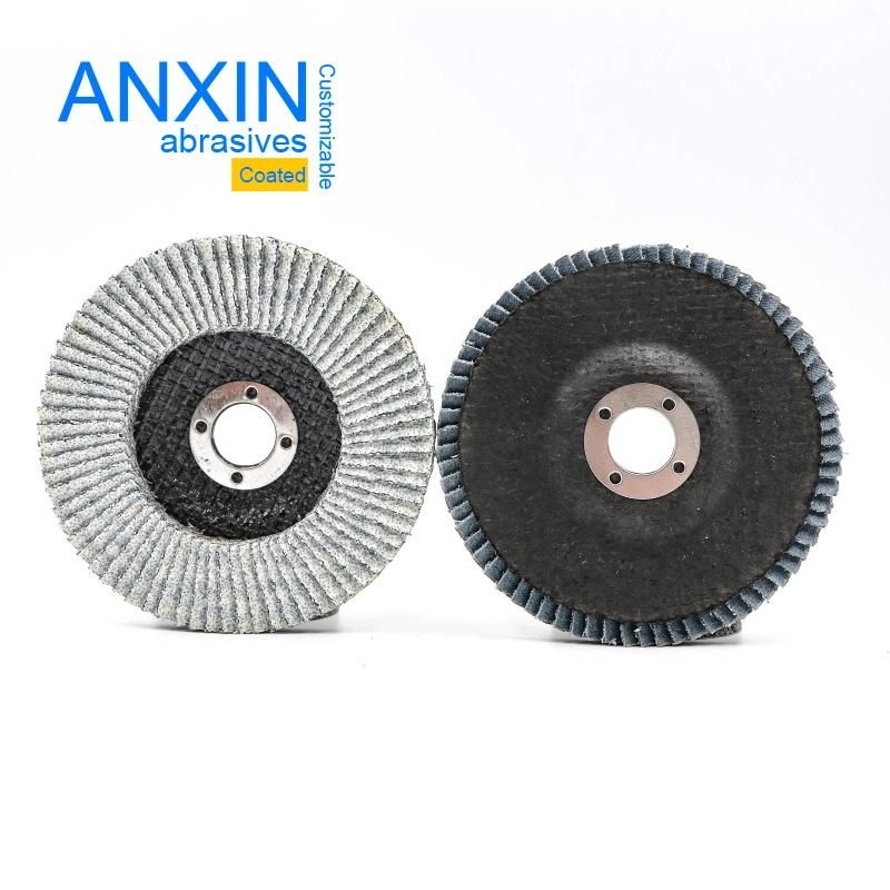Ceramic Flap Disc with Whtie Coated for Soft Metal Grinding