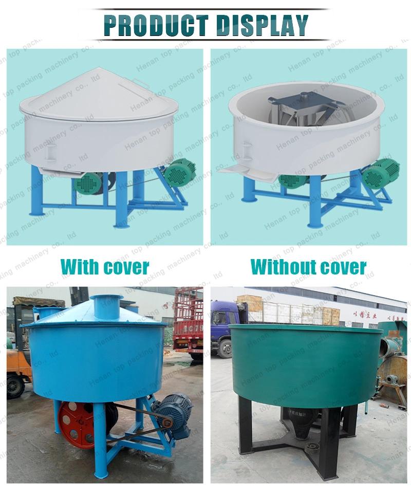 Factory Price Charcoal Double Wheel Grinder and Mixer Machine