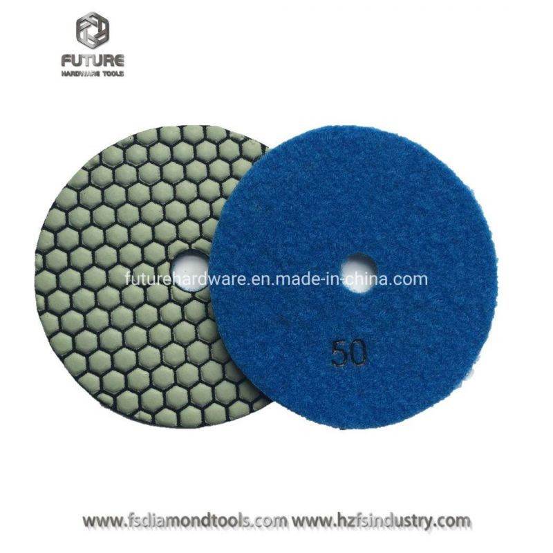 Resin Diamond Marble Flexible Polishing Pads for Concrete and Stone