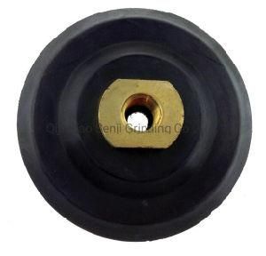 Flexible Rigid Rubber Holder as Wet/Dry Diamond Polishing Pad Connector
