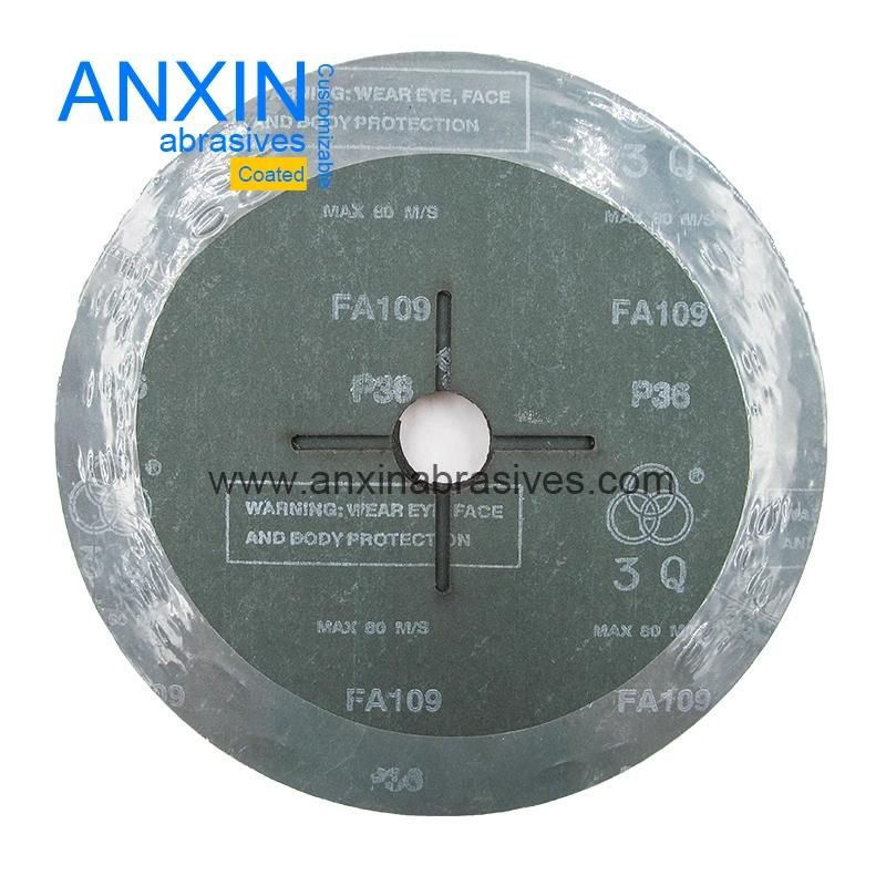 Cross Hole Fiber Disc with Alumium Oxide Material