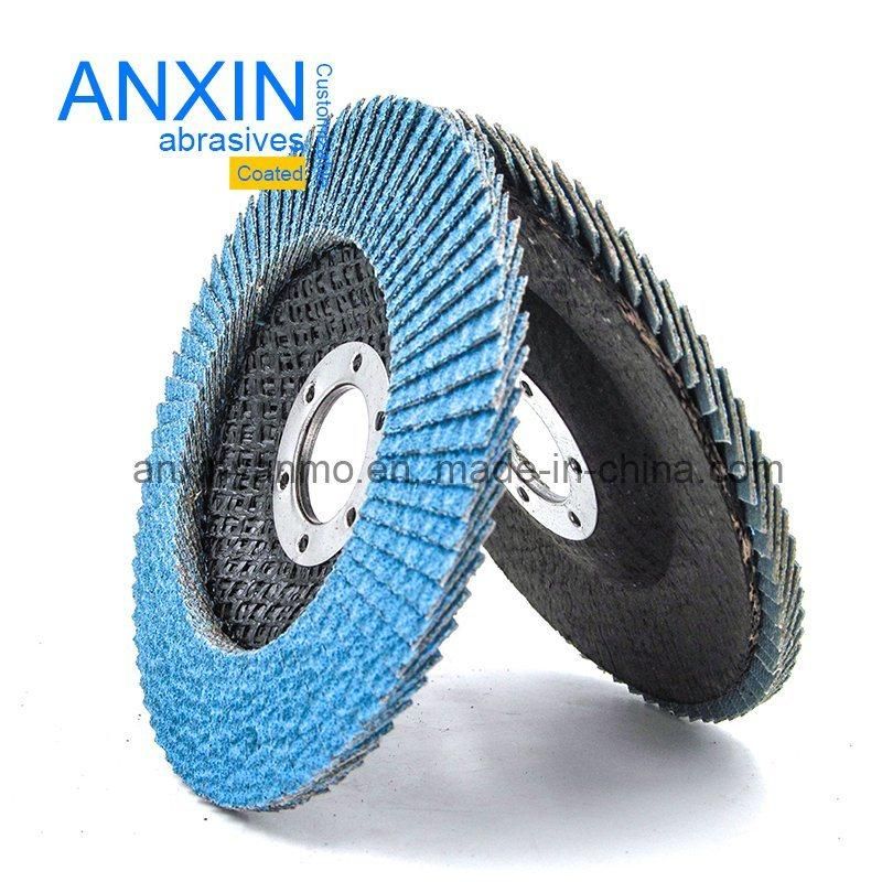 High Quality Flap Disc with Blue Ceramic Sand Cloth for Steel or Other Metal