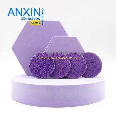 Purple Color Ceramic Quick Change Disc