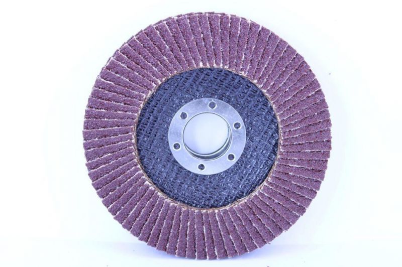 125X22.2mm Calcined Flap Disc with Aluminium Oxide