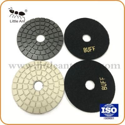 100mm Flexible Resin Wet Use Polishing Pad with Buff Grit