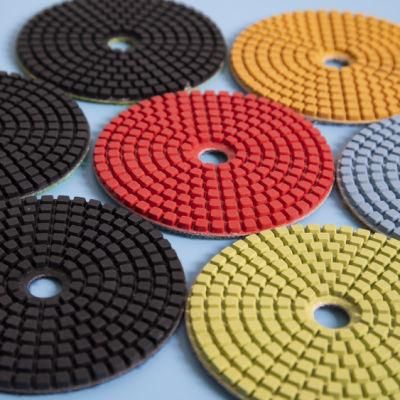 Abrasive Tools/Flexible Diamond Resin Bond Wet Polishing Pads for Granite/Quartz/Marble/Stone Polishing/Grinding