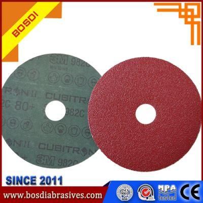 Fiber Disc/Abrasive Sanding Disc/Fiber Paper/Flexible Fiber Disc/Coated Disc/for Removing Rust etc, 3m/Saint-Gobain/Norton Fiber Disk