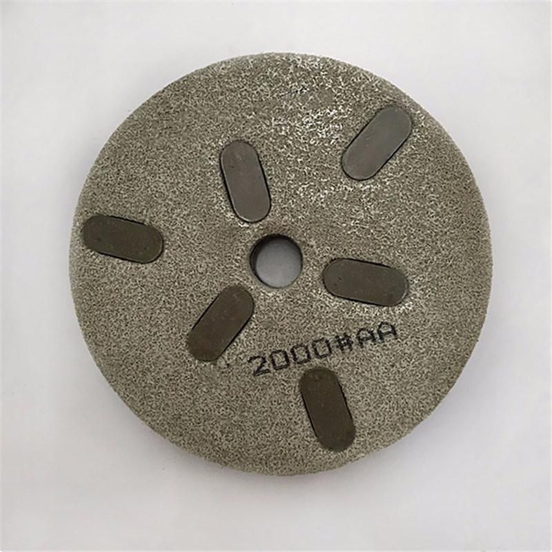 Six-Disc Filled Sponge Elastic Resin Cast Sub Diamond Sponge Wheel