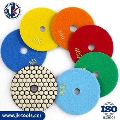 4&quot; White Wet Diamond Polishing Pad for Marble Wet Polishing