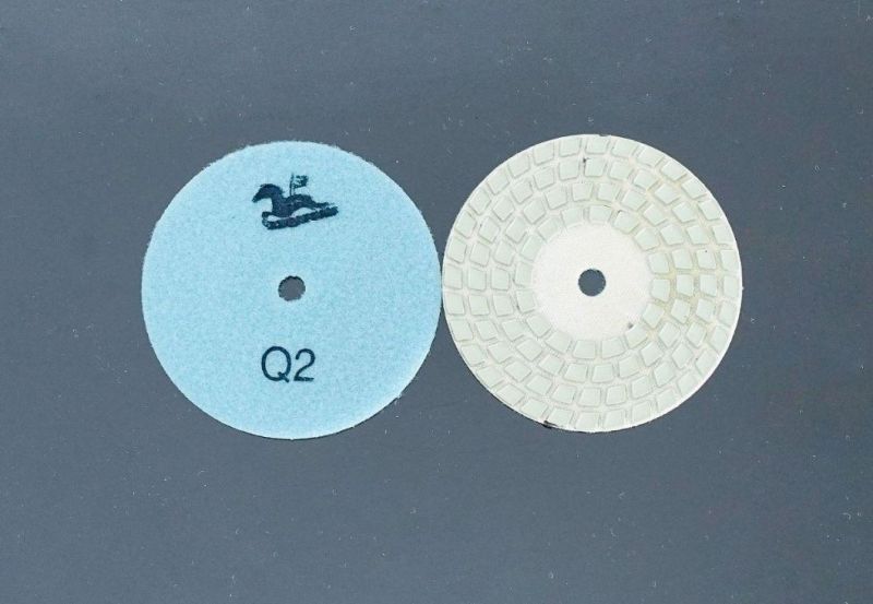 Qifeng Power Tool Four-Step Resin Dry Polishing Pads for Marble&Granite