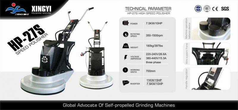 Xingyi HP-27s Concrete Floor High Speed Grinder Polisher