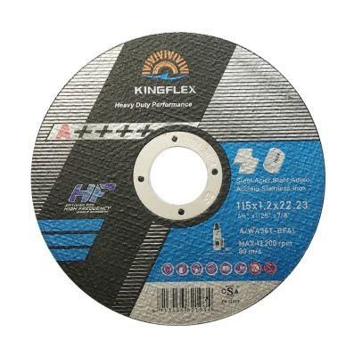 115X1.2X22mm Sharp Cutting Wheel for Matel and Ss