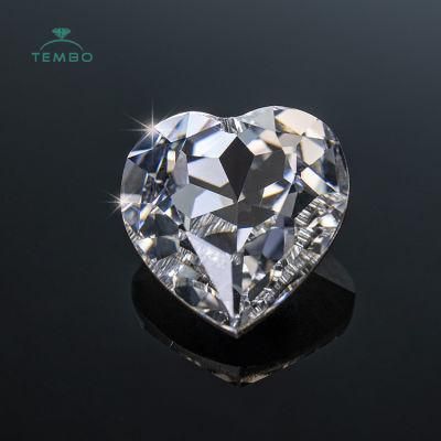 CVD Heart Shape Synthetic Diamond 0.62 CT to 1.50 CT G Color Vs2 Clarity Loose Diamond