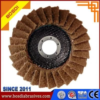 Bosdi High Quality Abrasive Grinding Polishing Sanding Flap Disc Non Woven