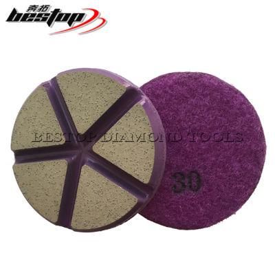 3 Inch Ceramic Diamond Concrete Floor Dry Polishing Pads