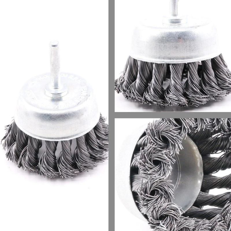 Grinding Wheel Twisted Knot Steel Wire Flat Wheel Brush