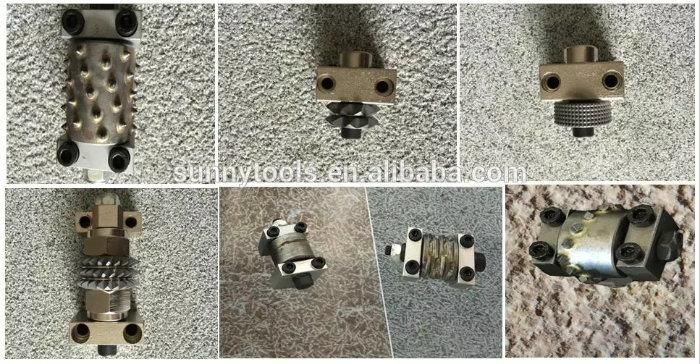 Customized Diamond Bush Hammer Roller for Scraching Finish