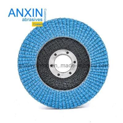 Ceramic Cloth Flap Disc with Blue Color