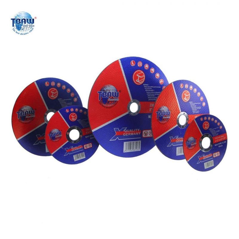 China Factory 4 Inchs105X1X16mm Hot Sales Cutting Wheel, Cut off Disk for Metal and Stainless Steel Grinder