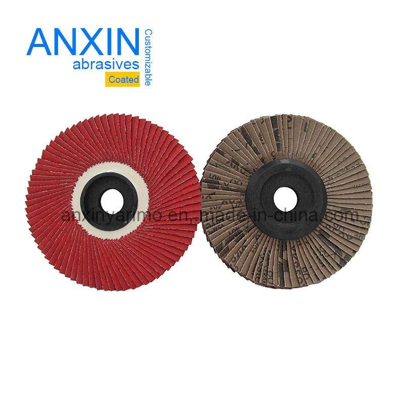 Flexible Flap Disc with Vsm Ceramic Sand Cloth for Surface Grinding