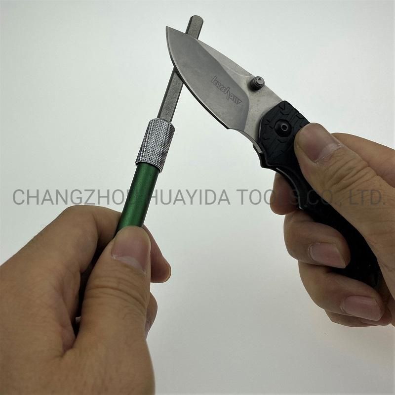 Multifunctional Diamond Knife Sharpening Rod for Outdoor Hunting Fishing