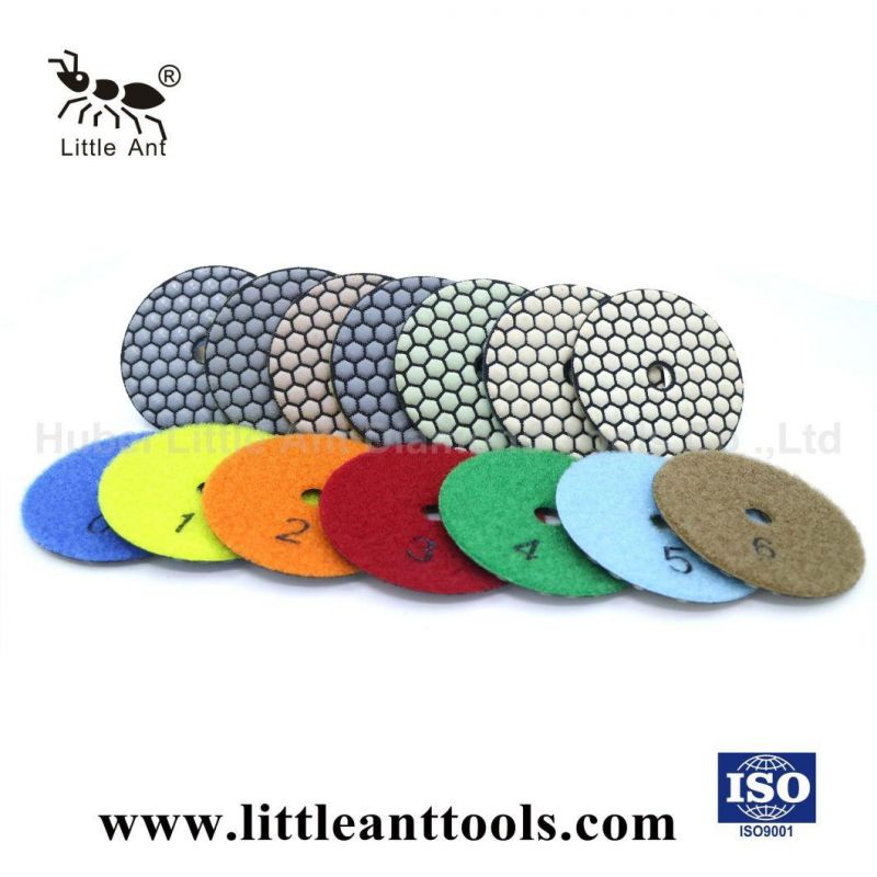 80mm B Hexagon Dry Polishing Pad