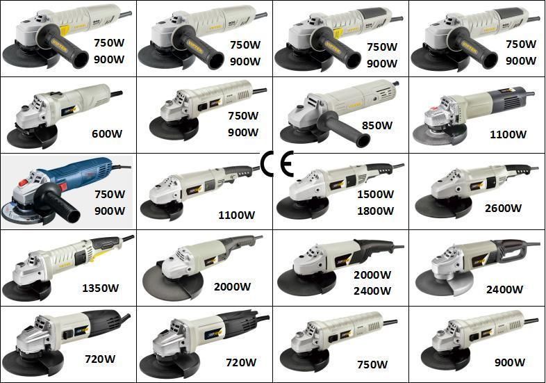 1800W/1500W 180mm Long Handle Angle Grinder T18009