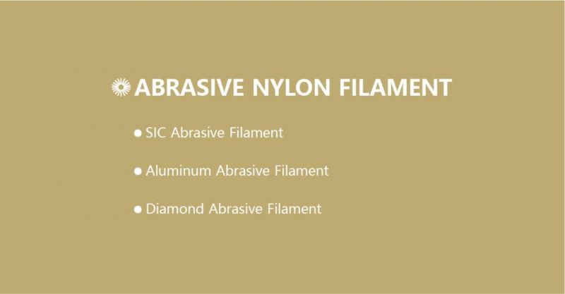 Nylon 612 PA 612 Polyamide 6.12 Sic Silicon Carbide Abrasive Filament for Auto Hub