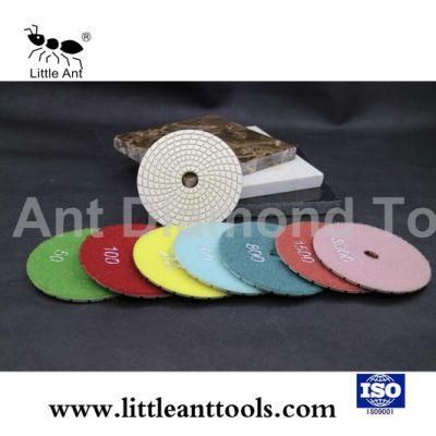 Wet Diamond Polishing Pad for Stone 100mm Grinding Pad Wet Use