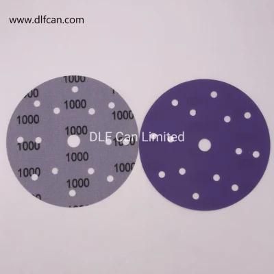 High Quality 6 Inch Purple Sanding Disc P1000