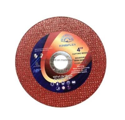 107X1X16mm, Super Thin Cutting Wheels for Stainless Steel, 2nets, Red Color