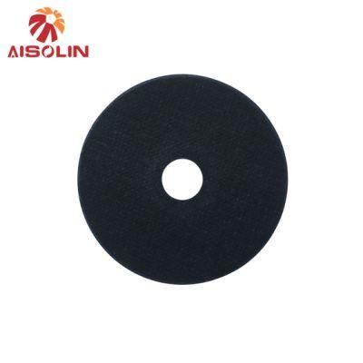 Factory Supply Customized Metal Cut off Disc Tool 4.5inch Black Color Abrasive Cutting Wheel