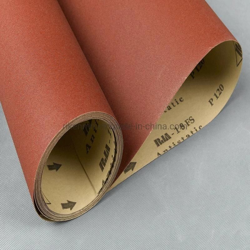 Aluminum Oxide Latex Waterproof Sandpaper Abrasive Sand Paper Roll for Textile, and Metal