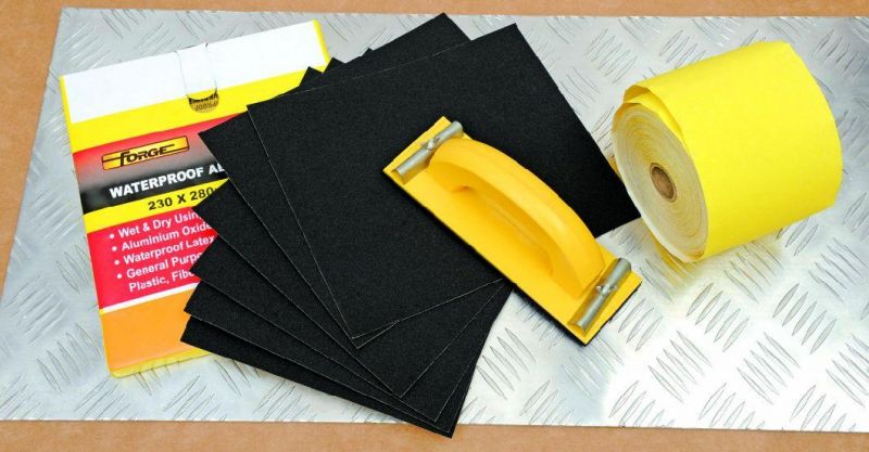 Durable 100 Grit Corundum Sandpaper Abrasive Cloth Roll for Woodworking