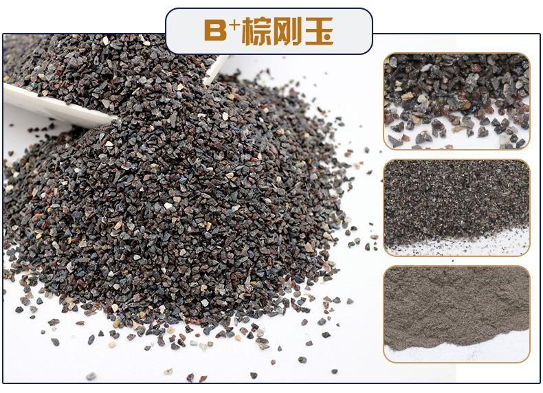 Min 95% Al2O3 Barmac Brown Fused Aluminum Oxide Bfa for Bonded Abrasives