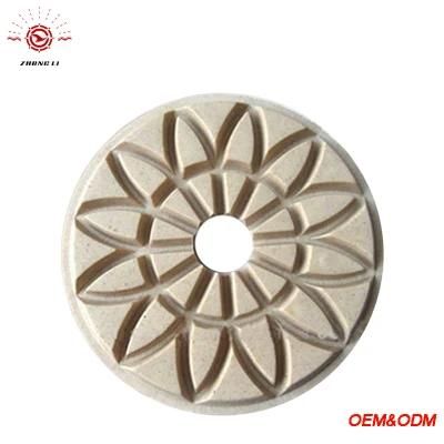 Sunflower Angle Grinder Resin Floor Polishing Pad for Concrete