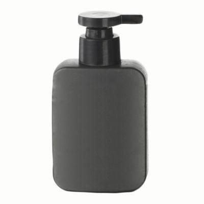 PP Plastic 150ml Bath Gel Unique Shape Shower Gel Black Lotion Pump Bottle