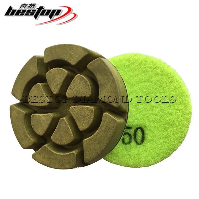 3 Inch Dry Resin Concrete Pads with 12mm Working Thickness