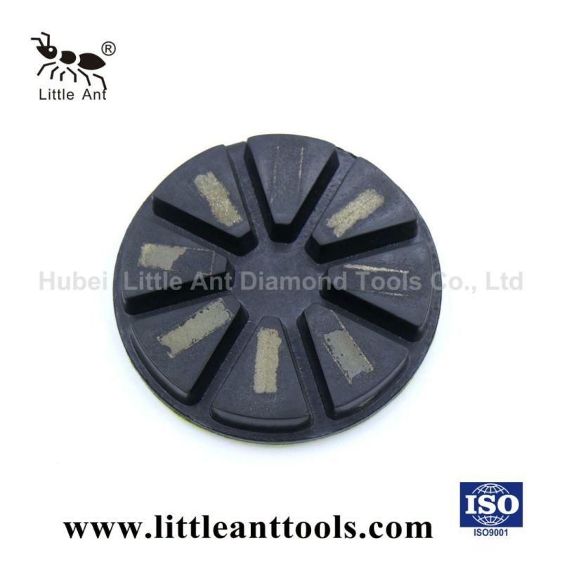 4" Resin & Metal Pads Diamond Floor Polishing Pad for Floor, Concrete with Coarse Grinding