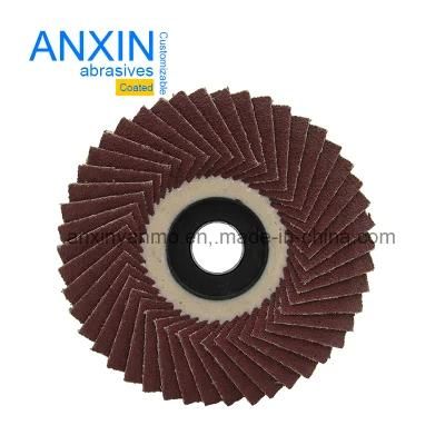 Flexible Flap Disc with Aluminum Oxide Sand Cloth for Surface Grinding