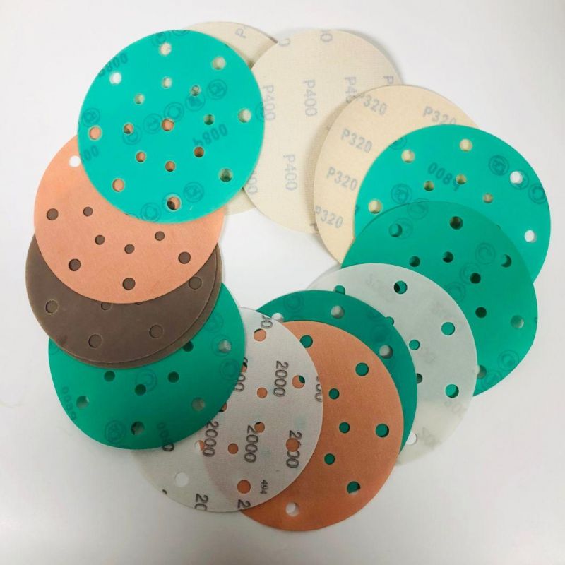 150mm Sandpaper Round Sand Paper Grit Range P60-P1200 for Sanding or Polishing