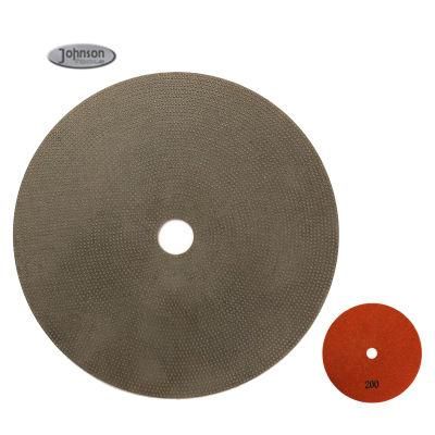 7inch 180mm Electroplated Rough Metal Diamond Polishing Pads