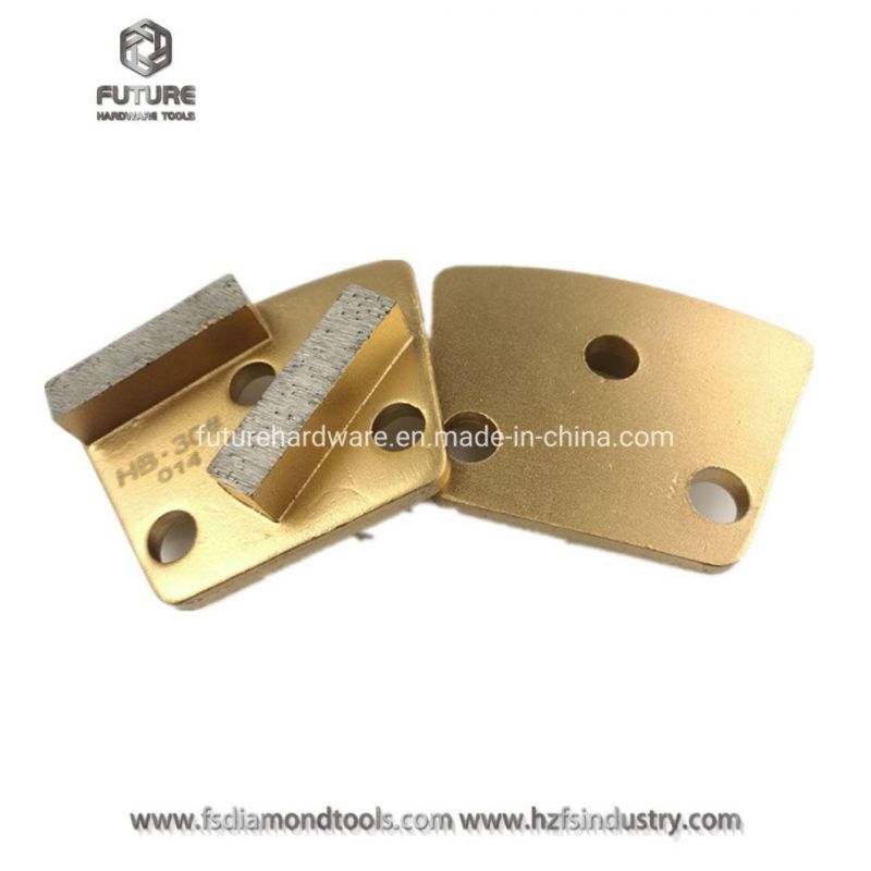 Trapezoid Diamond Metal Bond Grinding Shoes for Concrete Floor