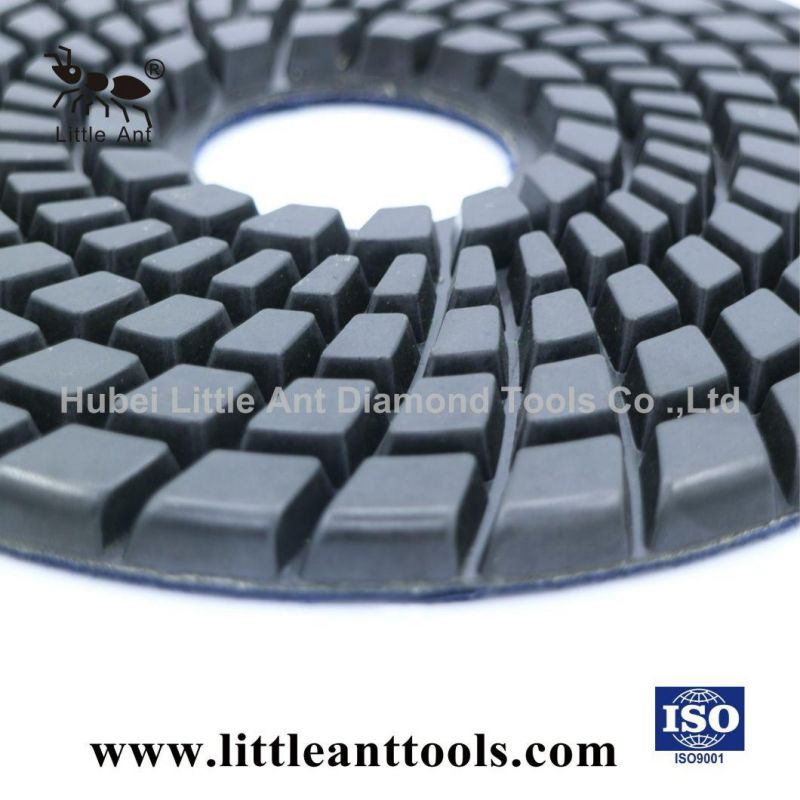 10" Resin Pads Diamond Floor Polishing Pad Used for Heavy-Duty Polishing Machine with Good Gloss