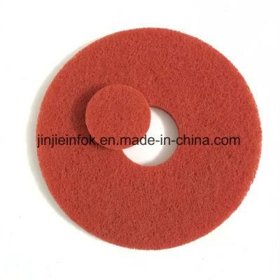Factory Supplier Nylon Abrasive Red Dry Polishing Floor Pad