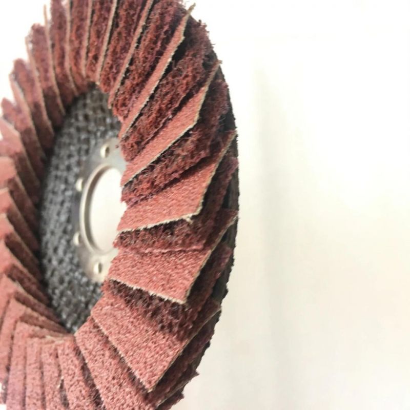 High Quality Hot Sale Wear-Resisting 115mm Combined Flap Disc for Grinding and Polishing Stainless Steel and Metal